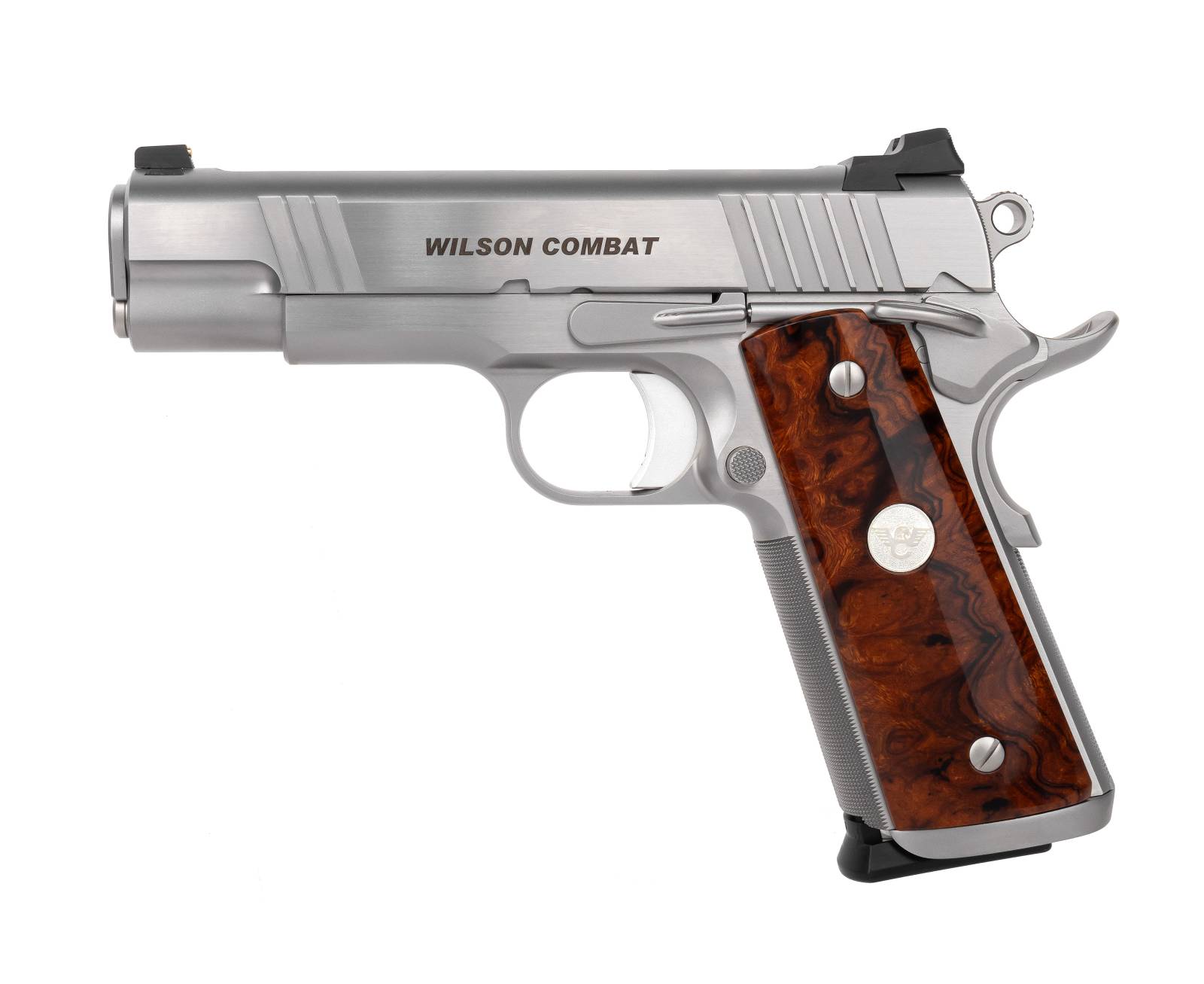 WILSON COMBAT 1911 CQB COMMANDER (9MM) STAINLESS FINISH DESERT