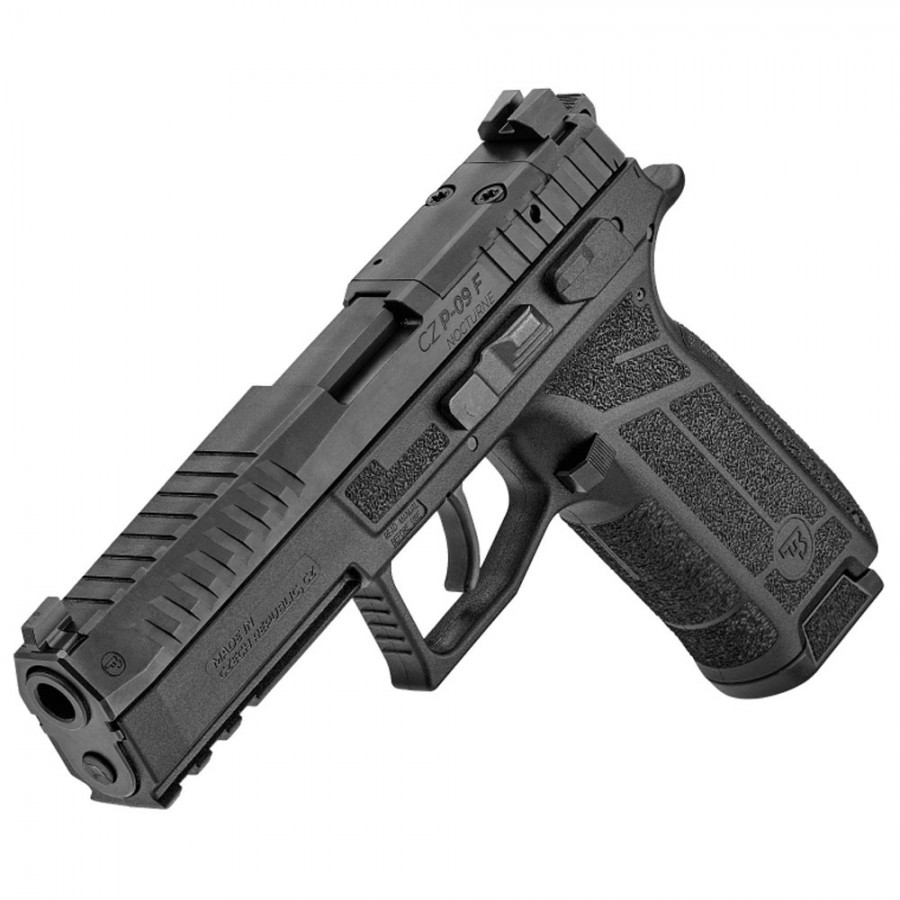 CZ P-09F Nocturne - 4.53" (9mm) - Optics Ready - Night Sights - Black-img-2