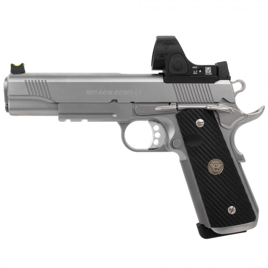 WILSON COMBAT CQB (.45 ACP) STAINLESS STEEL MATTE BEAD BLAST