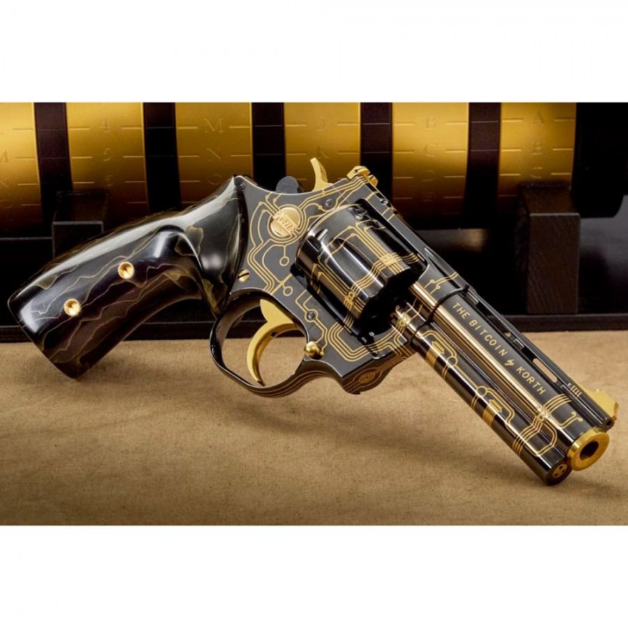 【クロック】 NHC KORTH LIMITED EDITION BITCOIN REVOLVER (.357 MAG) 4
