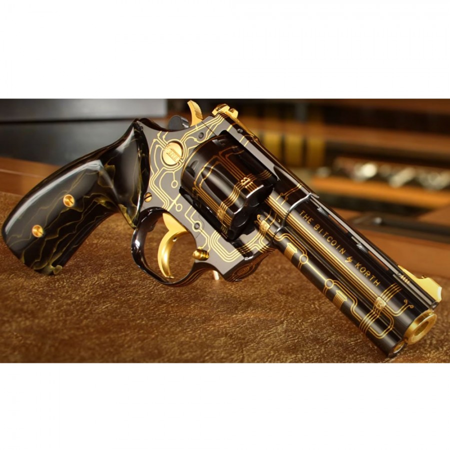 NHC KORTH LIMITED EDITION BITCOIN REVOLVER (.357 MAG) 4