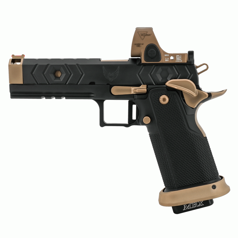 Vulcan/Phoenix Trinity H-Tac - 5" Comped Barrel (9mm) - SRO - Black/FDE-img-0