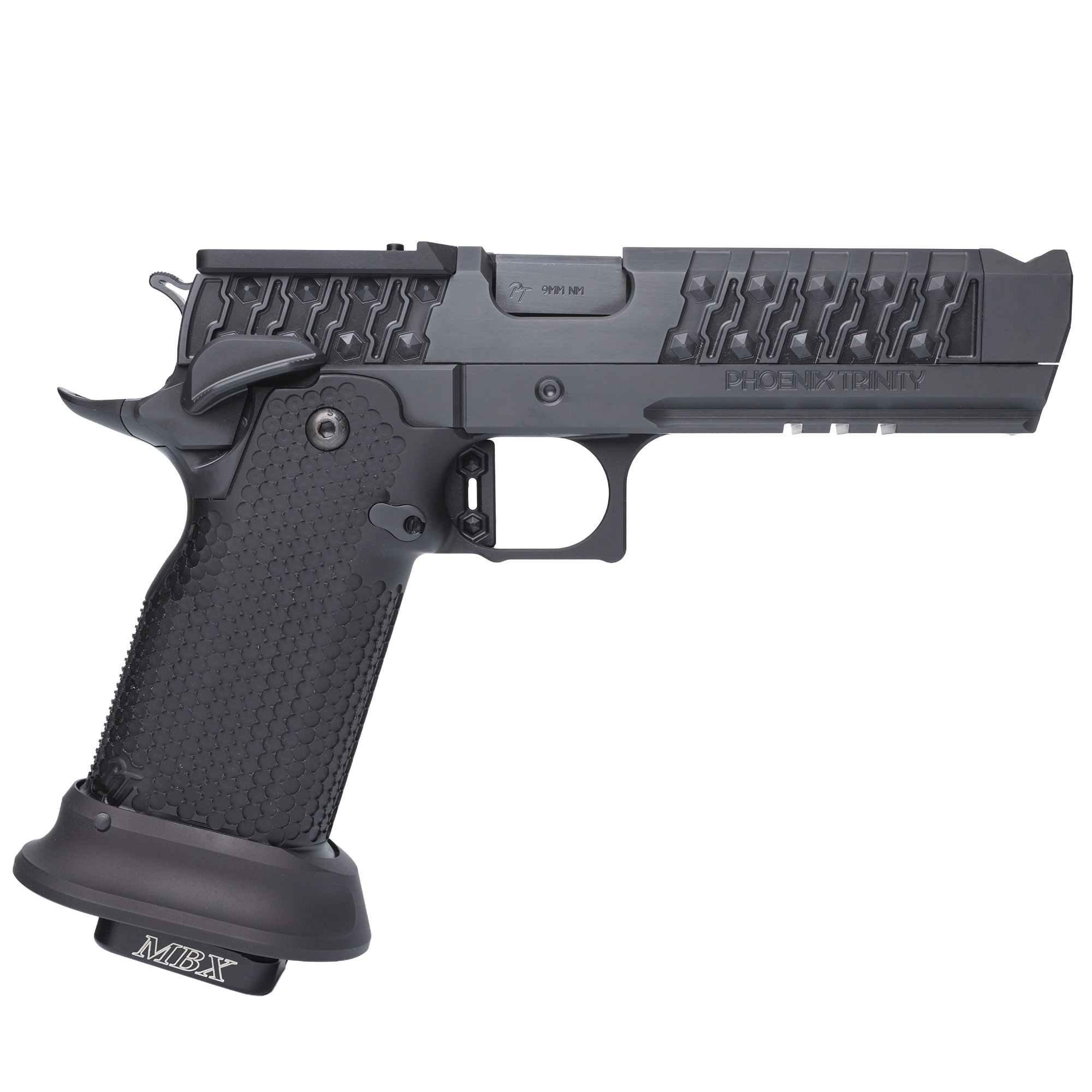Phoenix Trinity H2 - 5" Ported Barrel (9mm) - Optics Ready - Black-img-1