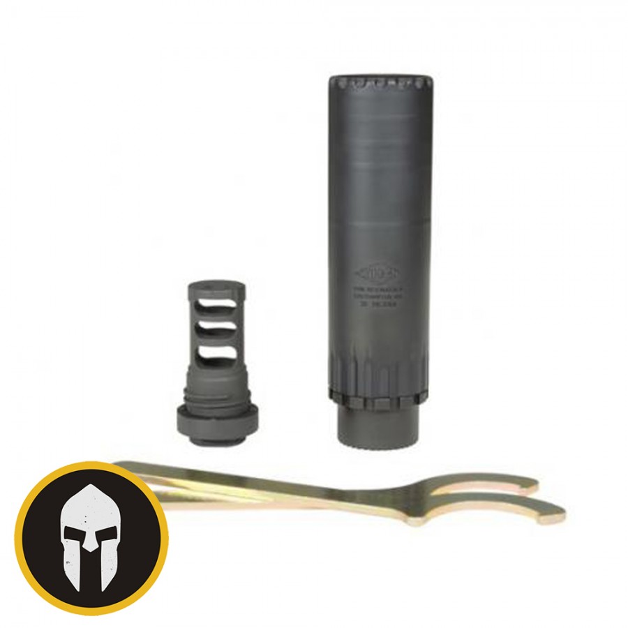 YANKEE HILL MACHINE RESONATOR K WITH 5/8X24 MUZZLE BRAKE (BLACK