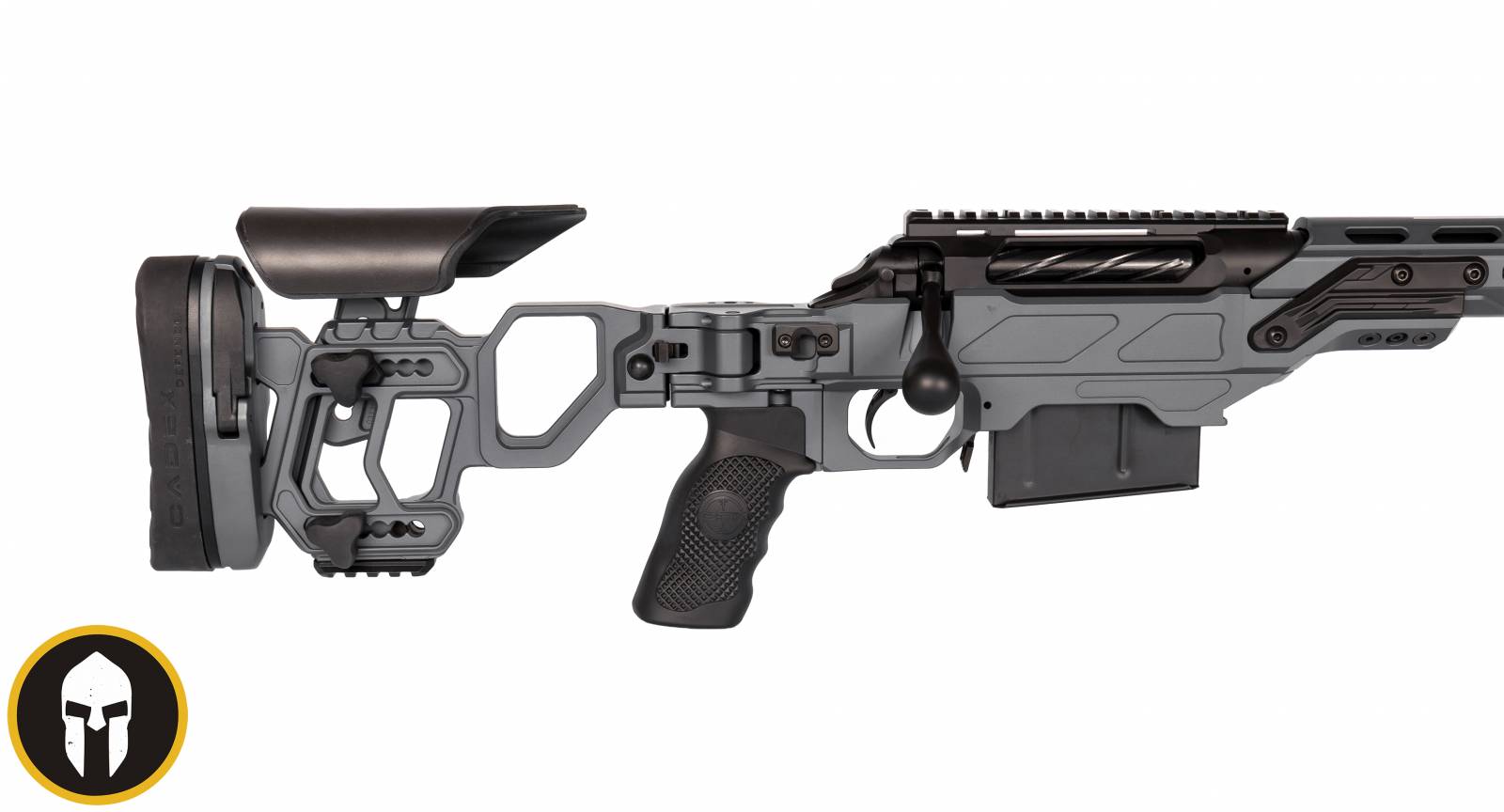 Cadex Defence, Guardian Lite Rifle, 6.5 Creedmoor, 24.00 Barrel, DX2  Trigger, MX1 Brake, Hybrid Tan/Black