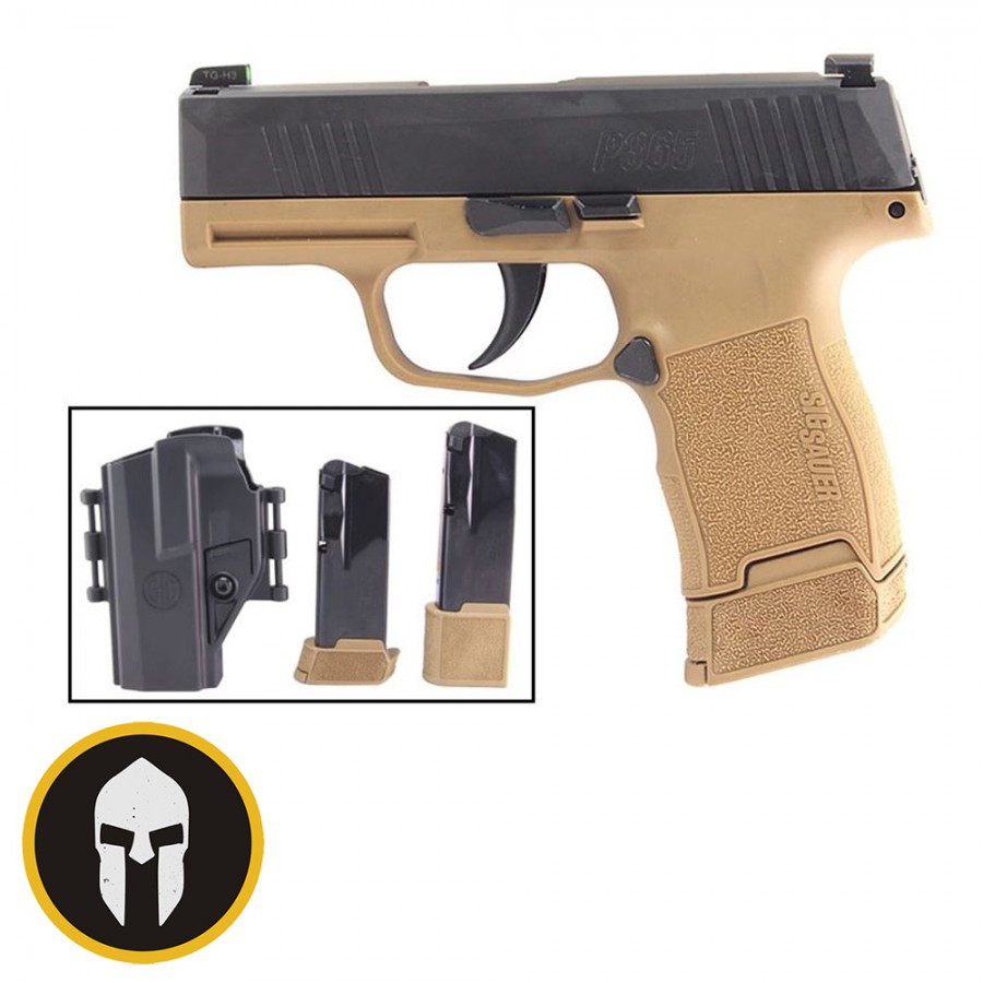 Sig Sauer P365 Tacpac 9mm 31 Barrel Fdeblack 3 Magazines