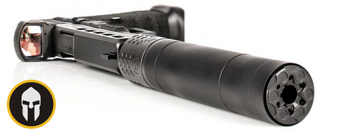 Cgs Mod 9 9mm Suppressor Black Modern Warriors 9642