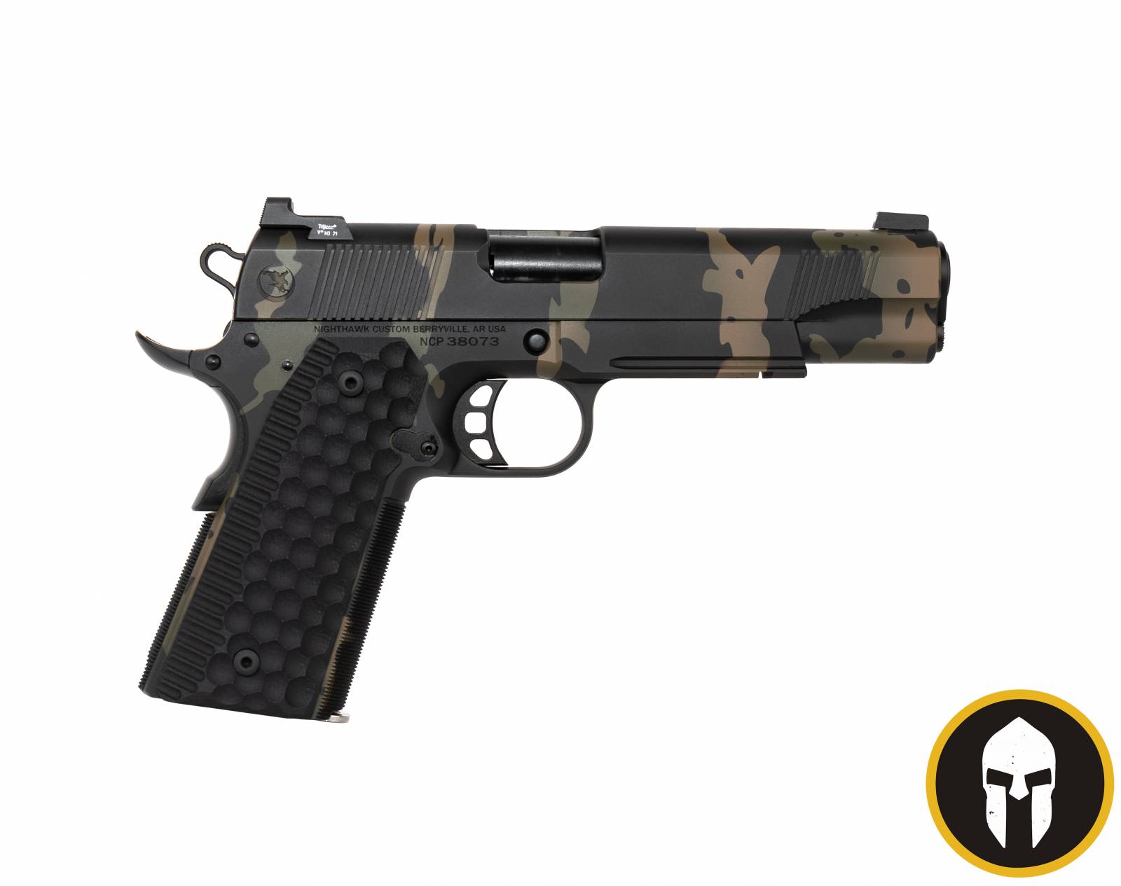 NIGHTHAWK CUSTOM GRP GOVERNMENT (10MM) WITH HILLBILLY 223 OLD SCHOOL