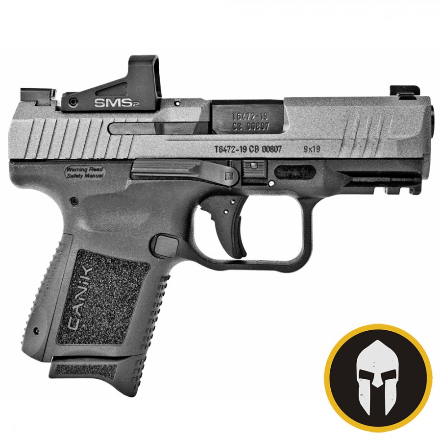 CANIK TP9 ELITE SC (9MM) 3.6" BARREL WITH SHIELD SMS2 RED DOT (BLACK/GREY) Modern Warriors