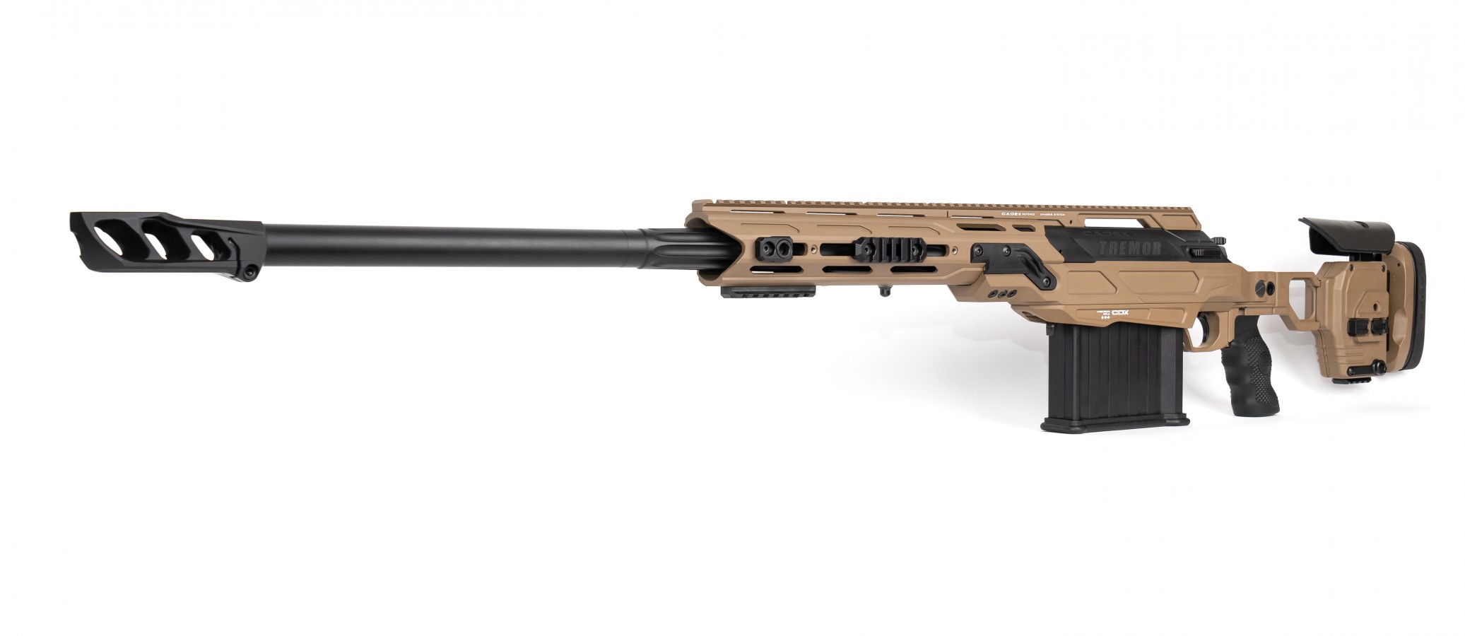 Suppressed Cadex Defense CDX- 50 TREMOR .50 BMG rifle : r