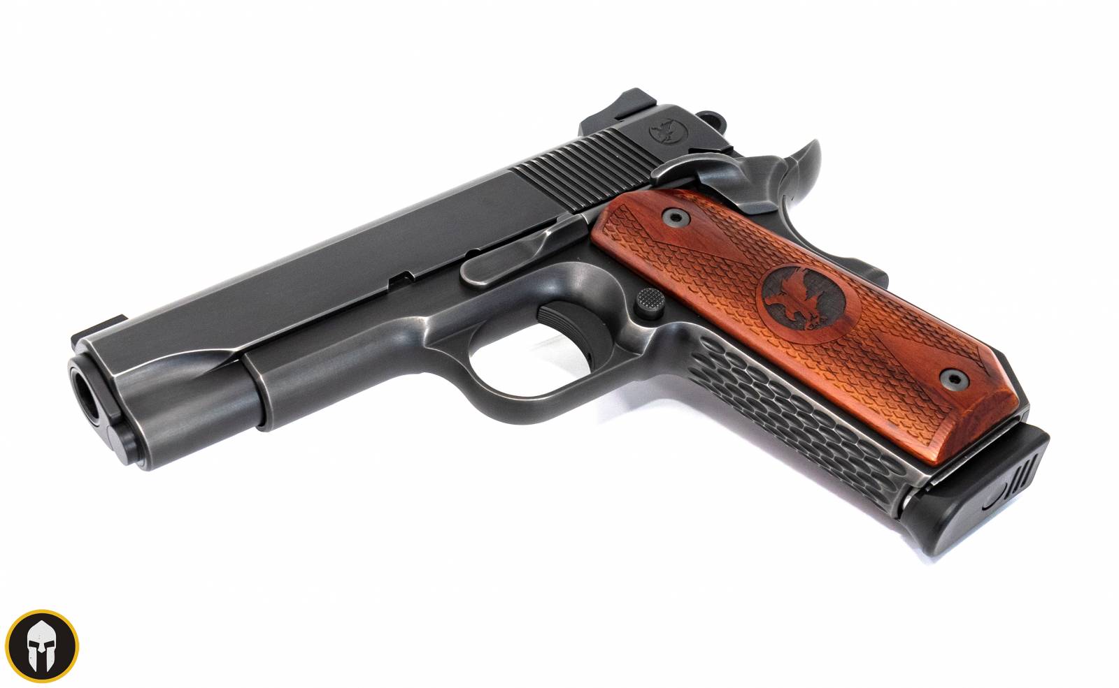 NIGHTHAWK CUSTOM BORDER SPECIAL (9MM) HEAVY SMOKED NITRIDE FRAME WITH