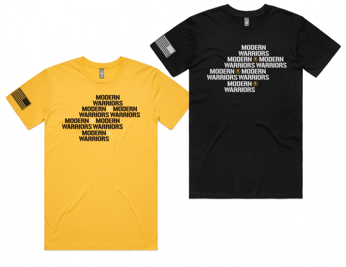 MODERN WARRIORS WALLPAPER LOGO TSHIRT Modern Warriors