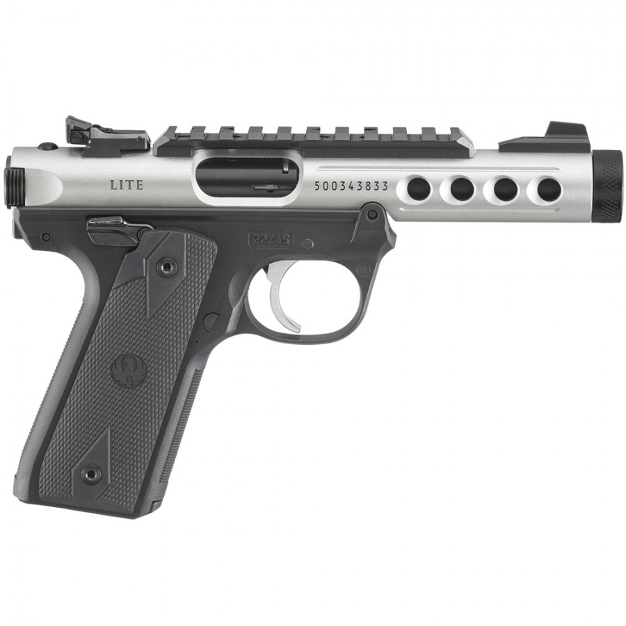 RUGER MARK IV 22/45 LITE (.22 LR) 4.4" THREADED BARREL (CLEAR ANODIZED) Modern Warriors