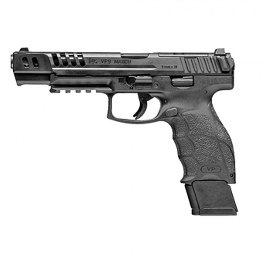H&K VP9B MATCH (9MM) 5.51" BARREL OPTICS READY (BLACK) Modern Warriors