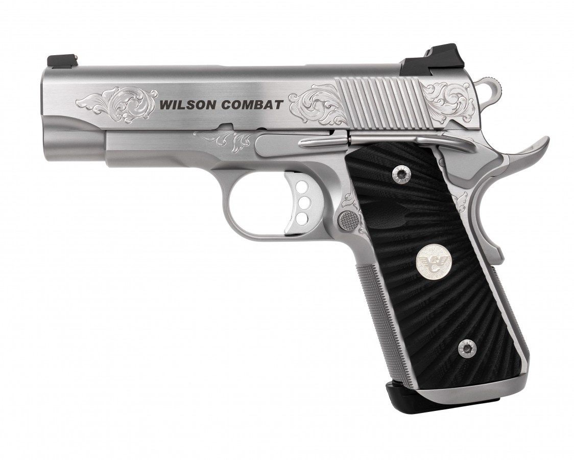 Wilson Combat Cqb Compact 45 Acp Stainless Steel Upgrade With Matte Bead Blast And Wayne D 0376