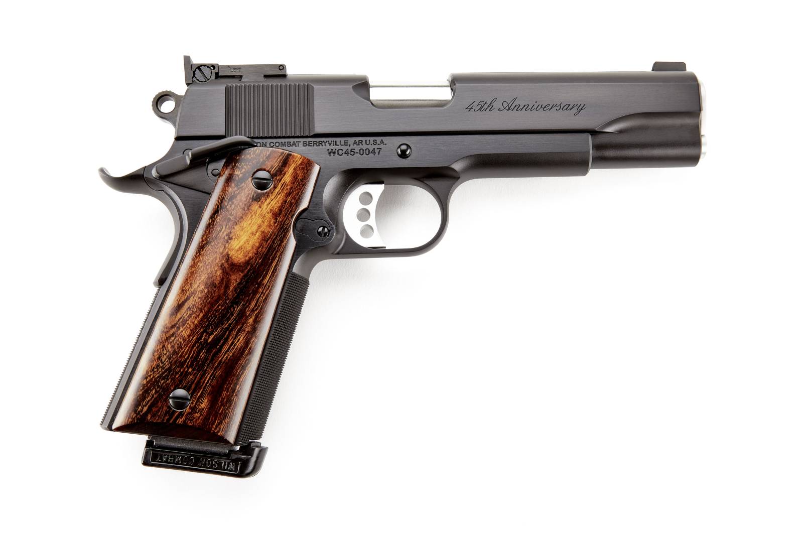 WILSON COMBAT 45TH ANNIVERSARY SPECIAL EDITION CQB .45 ACP WOOD