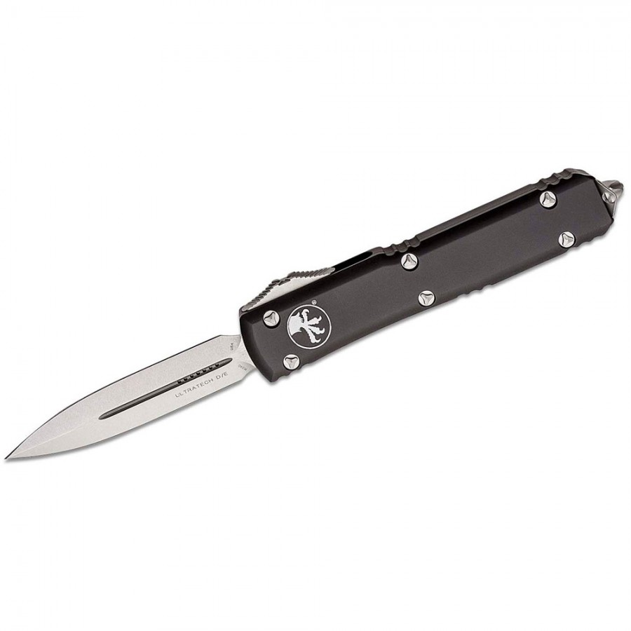 MICROTECH ULTRATECH DAGGER OTF (BLACK/STAINLESS STEEL) | Modern Warriors