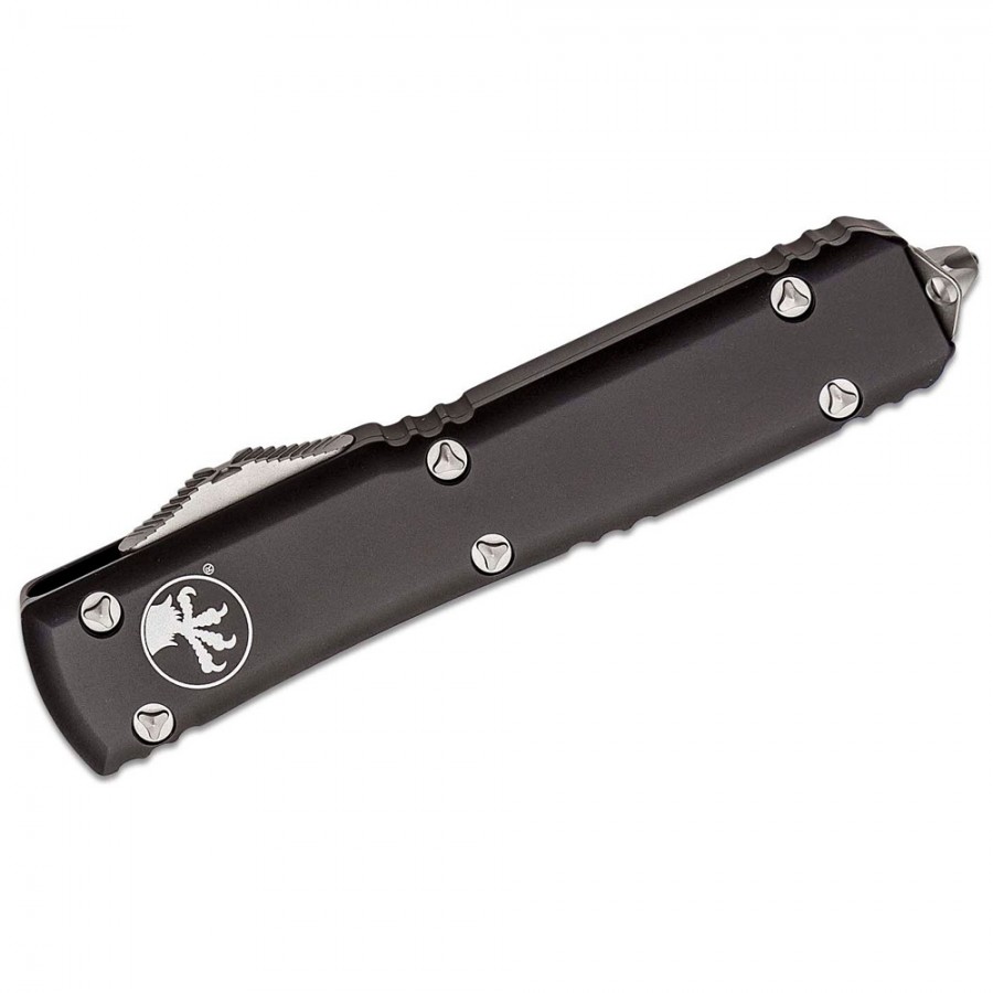 MICROTECH ULTRATECH DAGGER OTF (BLACK/STAINLESS STEEL) | Modern Warriors