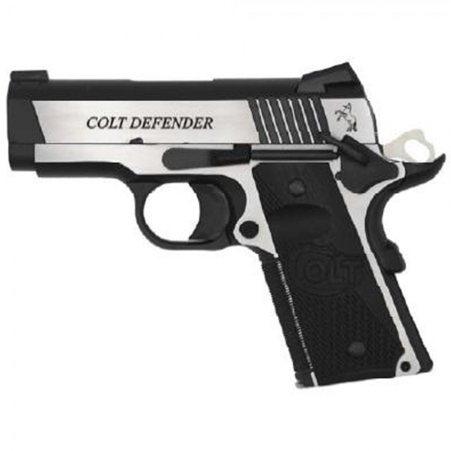 COLT 1911 DEFENDER COMBAT ELITE (.45 ACP) 3 BARREL (BLACK/STAINLESS STEEL)  *BLEMISH*