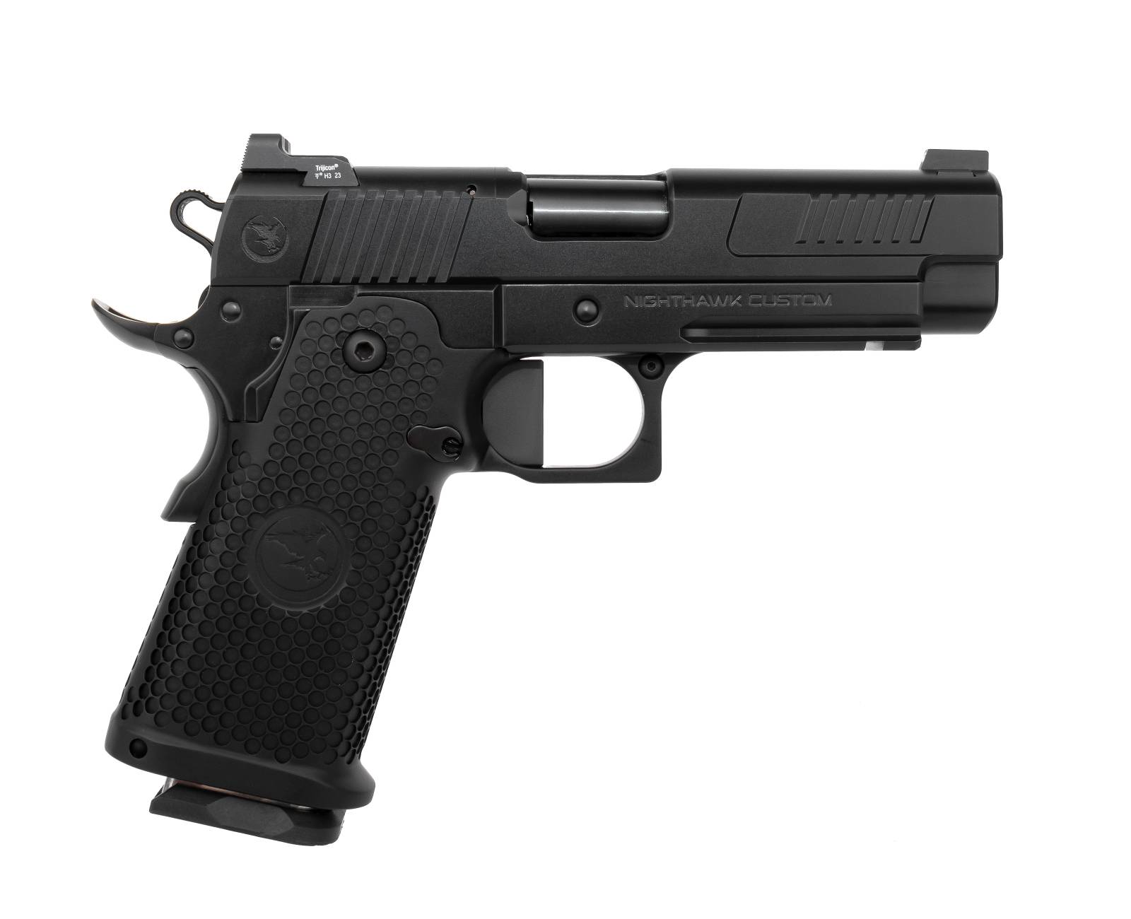 NIGHTHAWK CUSTOM DELEGATE (9MM) COMMANDER SIZE DOUBLE STACK FRAME BLACK