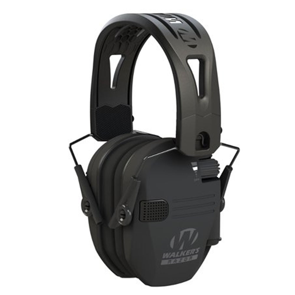 WALKER'S RAZOR TACTICAL GRIP SLIM ELECTRONIC EARMUFFS 23 NRR (BLACK