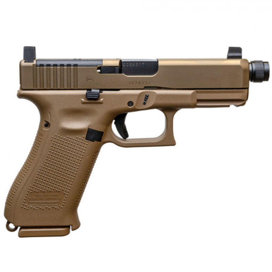 GLOCK 19X MOS (9MM) 4.52" THREADED BARREL OPTICS READY (COYOTE