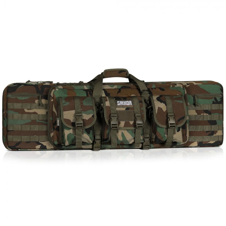 SAVIOR EQUIPMENT AMERICAN CLASSIC 36" DOUBLE RIFLE CASE (M81 WOODLAND