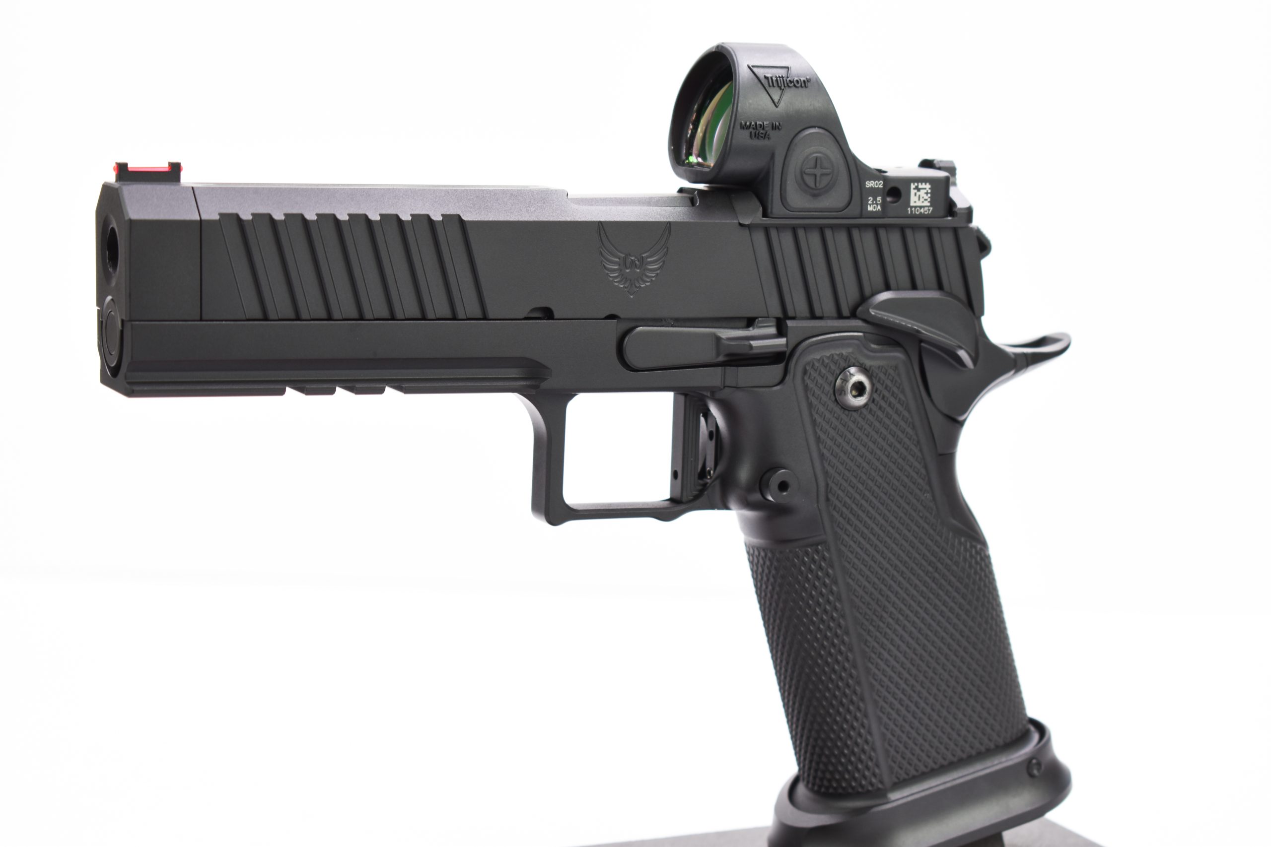 PHOENIX TRINITY H-DUTY (9MM) 5" LINKLESS BARREL BLACK DLC FINISH OPTICS ...
