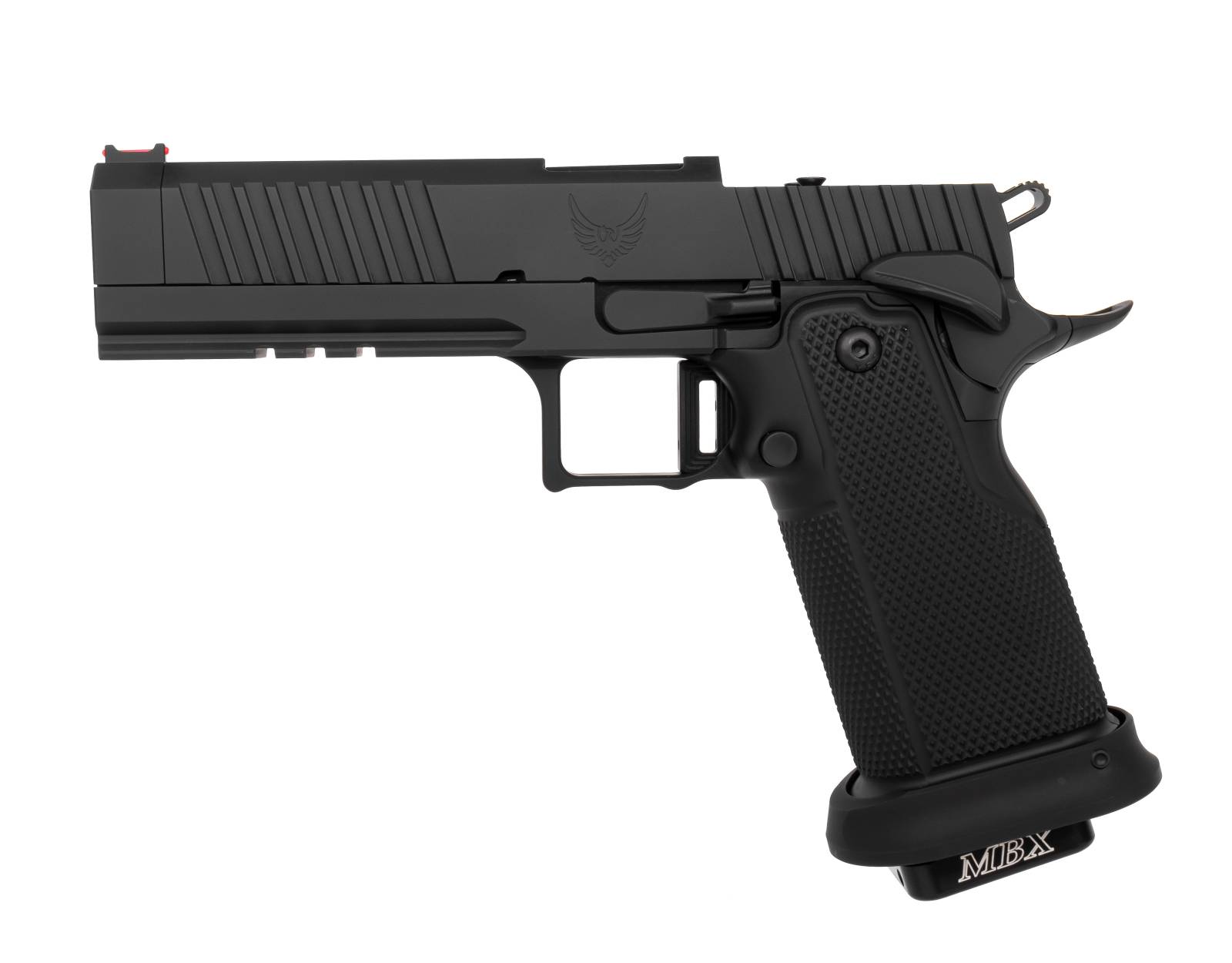 PHOENIX TRINITY H-DUTY (9MM) 5" LINKLESS BARREL BLACK DLC FINISH OPTICS ...