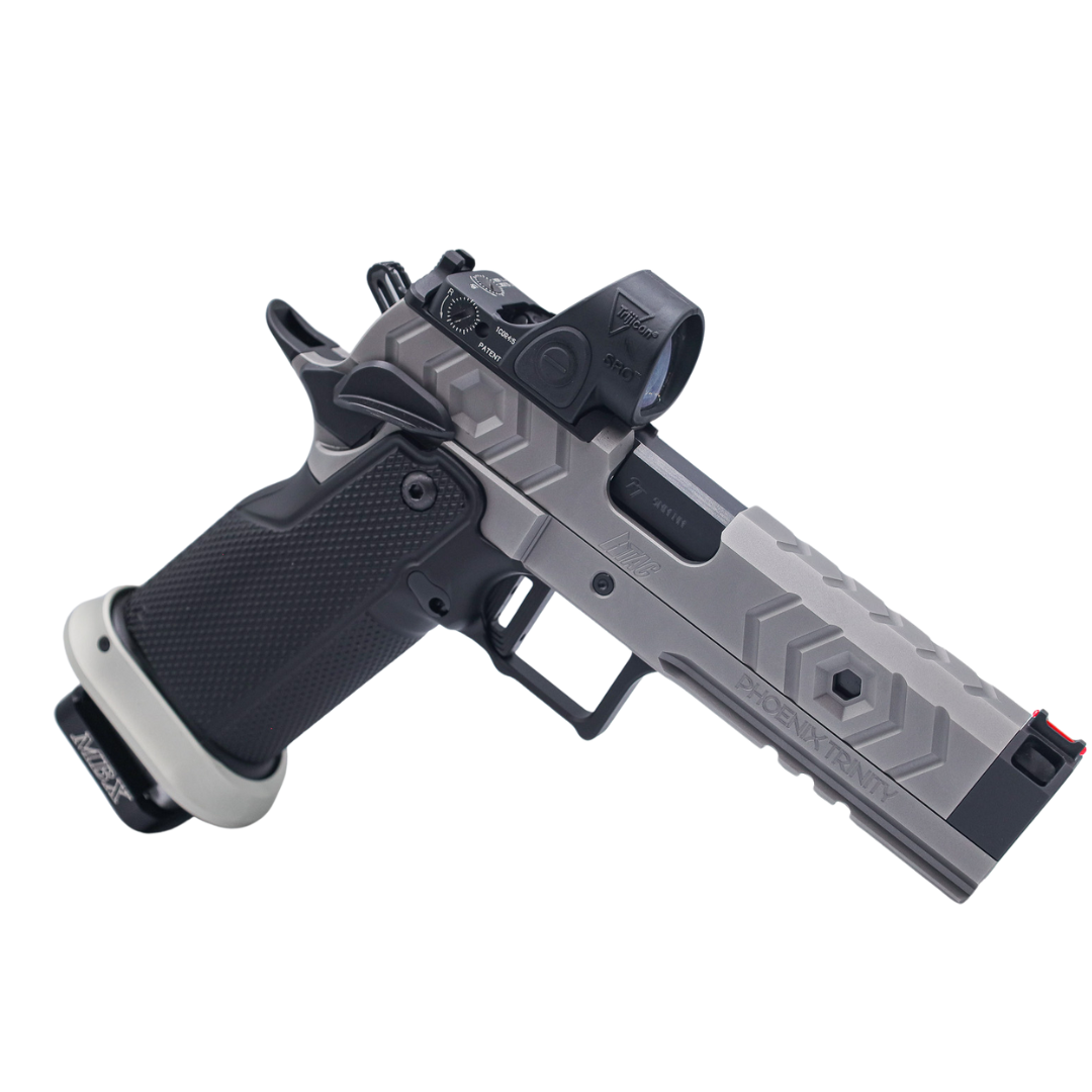 PHOENIX TRINITY H-TAC (9MM) 5" COMPENSATED LINKLESS BARREL SILVER CrN ...